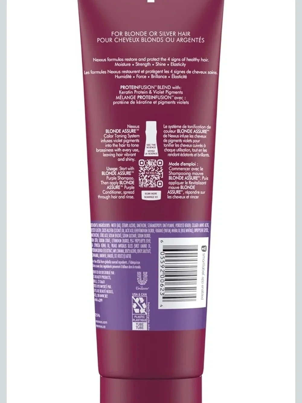 Nexxus Purple Blonde Assure Color-Toning Purple Conditioner